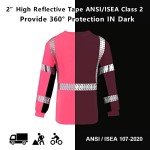 High Visibility Reflective Long Sleeve Safety T-Shirt