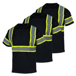3 Pack High Visibility Safety Shirts for Men