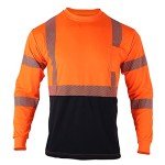 3-Pack High Visibility Reflective Safety T-Shirts