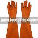 Heavy Duty Chemical Resistant Latex Gloves, XL