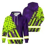 Custom Hi-Vis Reflective Safety Hoodies for Men
