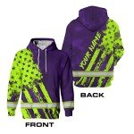 Custom Hi-Vis Reflective Safety Hoodies for Men