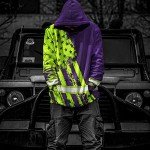 Custom Hi-Vis Reflective Safety Hoodies for Men