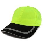 High Visibility Reflective Safety Cap - Yellow Black