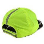High Visibility Reflective Safety Cap - Yellow Black