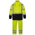 High Visibility Class 3 Rain Gear for Men