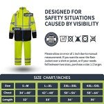 High Visibility Class 3 Rain Gear for Men