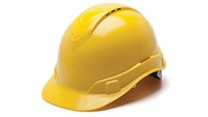 Pyramex Ridgeline Vented Yellow Hard Hat