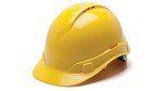 Pyramex Ridgeline Vented Yellow Hard Hat