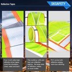 High Visibility Safety Vest with 10 Pockets