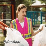 High Visibility Reflective Safety Vest with Pockets