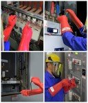 High Voltage Insulated Electrical Gloves - Size 10
