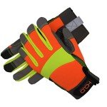 Hi-Vis Reflective Anti-Vibration Work Gloves - XL