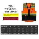 High Visibility Reflective Safety Vest with Pockets