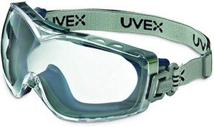Uvex Stealth OTG Safety Goggles - Anti-Fog Coating