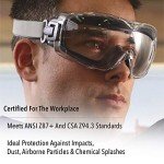 Uvex Stealth OTG Safety Goggles - Anti-Fog Coating