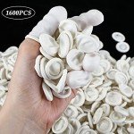 1600 Pcs Disposable Latex Finger Cots - Medium
