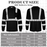 4-Pack High Visibility Reflective Safety T-Shirts