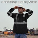 4-Pack High Visibility Reflective Safety T-Shirts