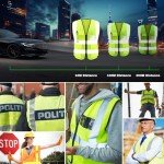 Custom High-Visibility Safety Vest with 5 Pockets
