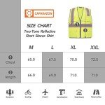 Reflective Safety Vest with Multifunctional Pockets