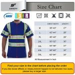 Hi-Vis Reflective Construction Shirts for Men