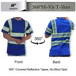 Hi-Vis Reflective Construction Shirts for Men