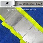 Hi-Vis Reflective Construction Shirts for Men