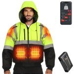 Men's High Visibility Heated Safety Jacket