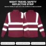 6 Pack Hi-Vis Safety Polo Shirts for Work