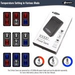 Heated Safety Jacket with Reflective Strips for All