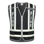 UNINOVA Reflective Fire Vest for Men, Lime Green