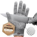 Cut Resistant Gloves with Grip Dots for Chefs