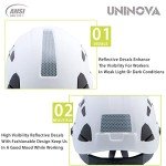 UNINOVA OSHA Approved Hard Hat with Adjustable Suspension