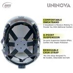 UNINOVA OSHA Approved Hard Hat with Adjustable Suspension