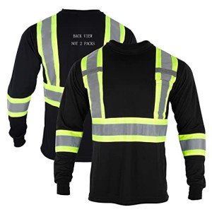 High Visibility Reflective Long Sleeve Safety Shirt