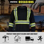 High Visibility Reflective Long Sleeve Safety Shirt