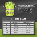 Amoolo High-Visibility Reflective Safety Vest, Yellow