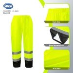 High Visibility Waterproof Rain Gear for Men