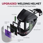 ARCCAPTAIN Solar Auto Darkening Welding Helmet