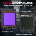 ARCCAPTAIN Solar Auto Darkening Welding Helmet