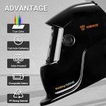 Auto Darkening Welding Helmet - Solar Powered