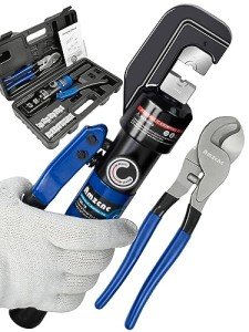 Hydraulic Crimping Tool and Cable Cutter Kit
