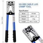 Sanuke Battery Cable Lug Crimping Tool Kit