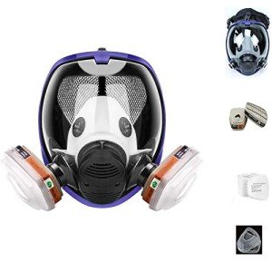 15-in-1 Full Face Respirator with Carbon Filters
