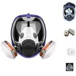 15-in-1 Full Face Respirator with Carbon Filters