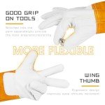 TOOLIOM High-Dexterity Goatskin TIG Welding Gloves