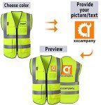 Custom High-Visibility Safety Vest with Pockets