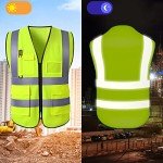 Custom High-Visibility Safety Vest with Pockets