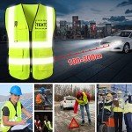 Custom High-Visibility Safety Vest with Pockets
